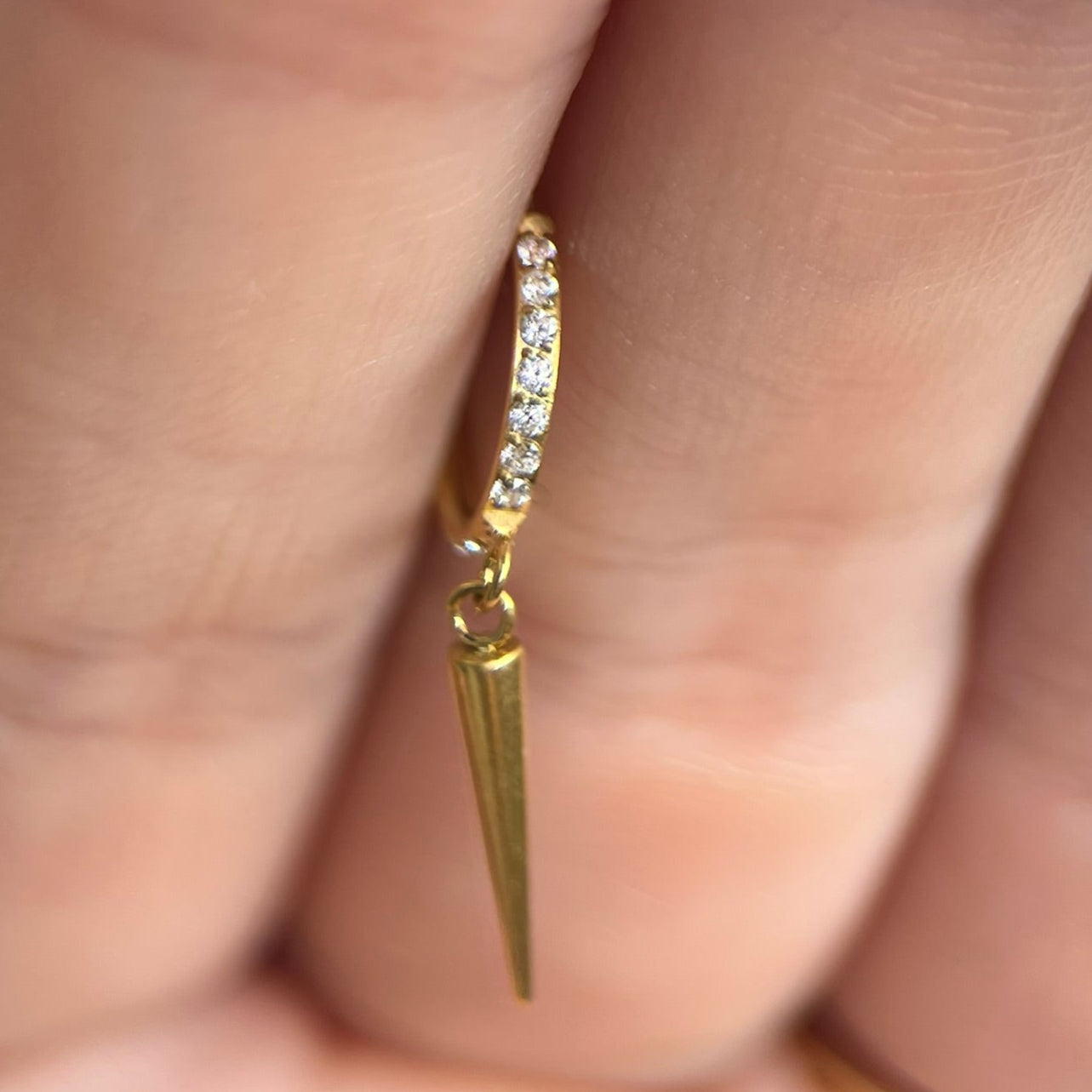 Piercing Yoru PVD Dourado - Titânio