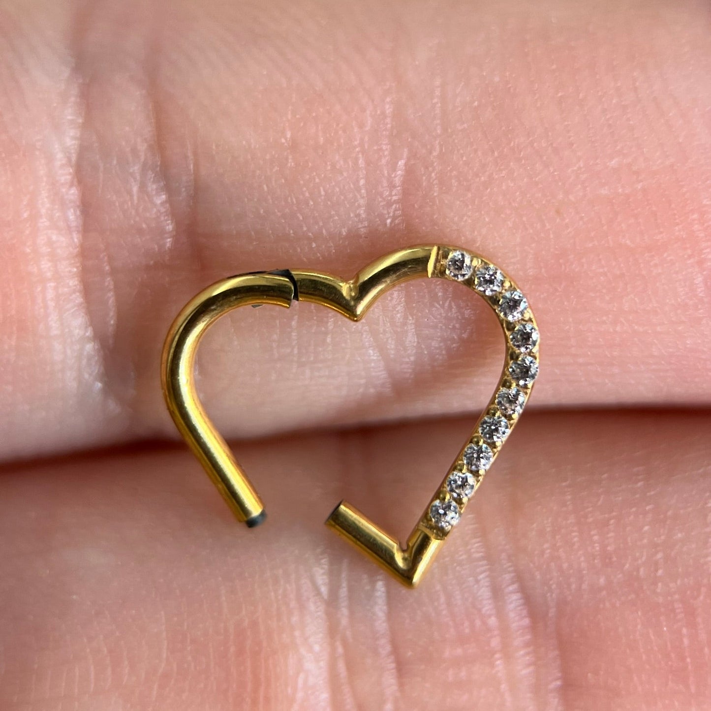 Piercing PVD Gold Lovely -Titânio