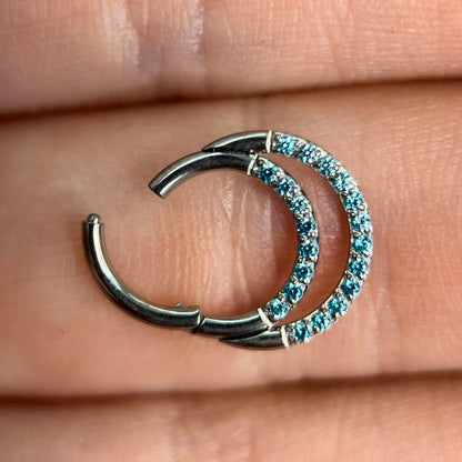 Piercing Courtney Azul- Titânio