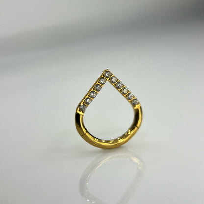 Piercing PVD Gold Jyoti- Titânio