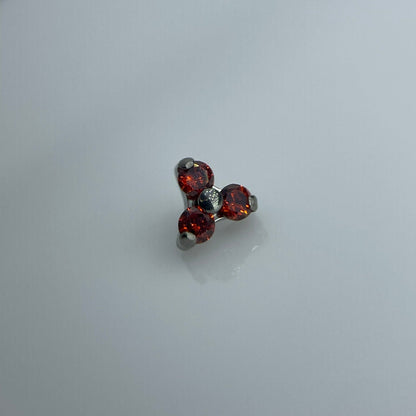 Piercing Grape Vermelho- Titânio
