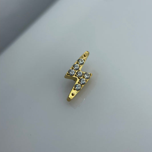 Piercing PVD Gold Spoke- Titânio