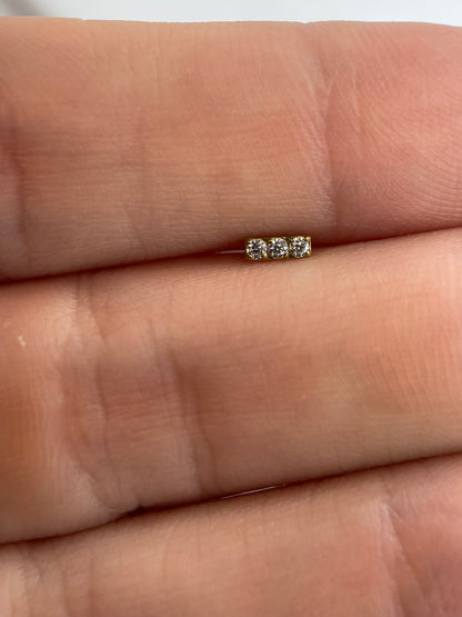 Piercing PVD Gold Lit- Titânio