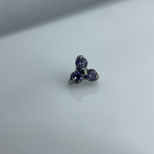Piercing Grape Roxo- Titânio