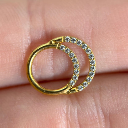 Piercing PVD Gold Courtney -Titânio