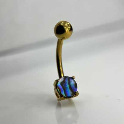 Piercing PVD Gold Madre Pérola -Titânio