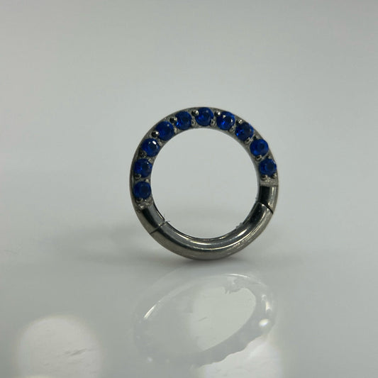Piercing Single Azul- Titânio