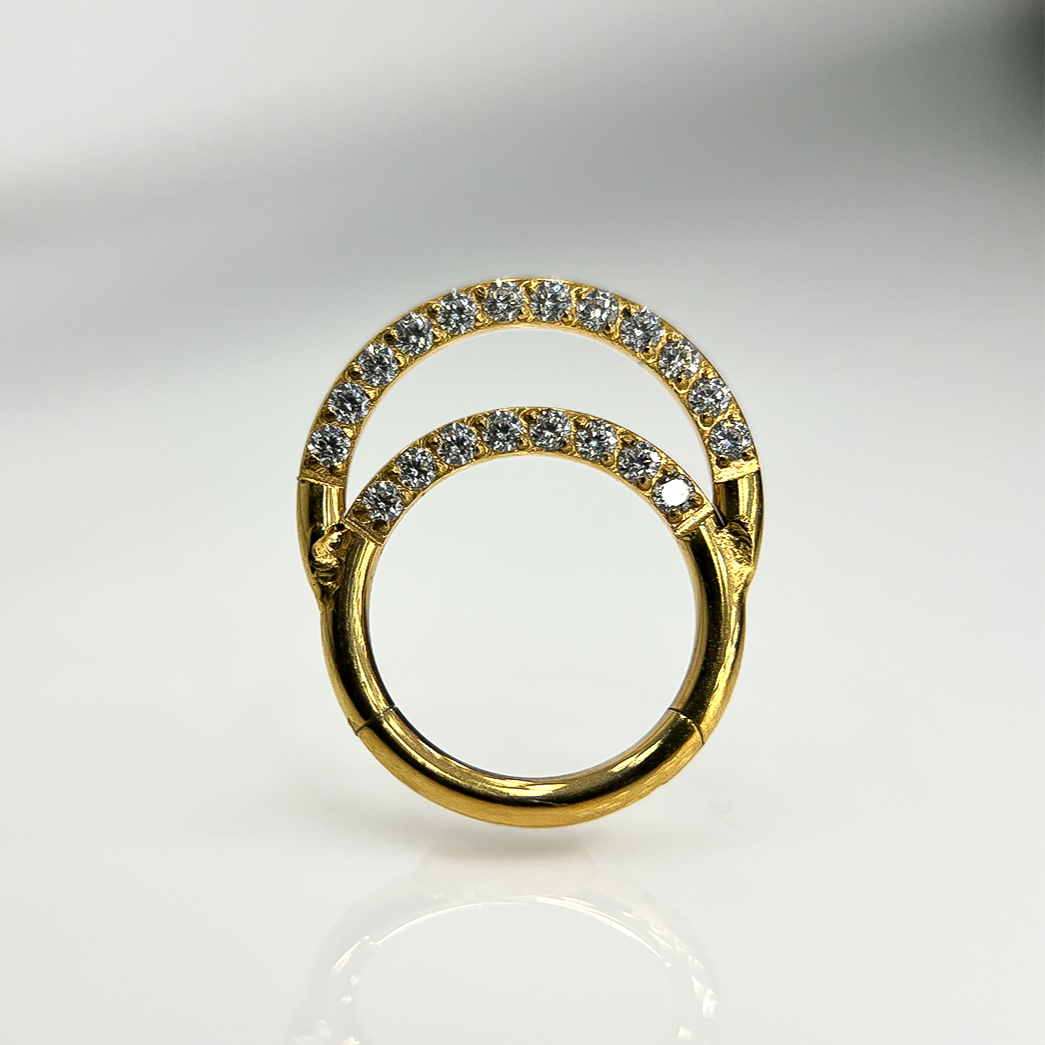 Piercing PVD Gold Courtney -Titânio