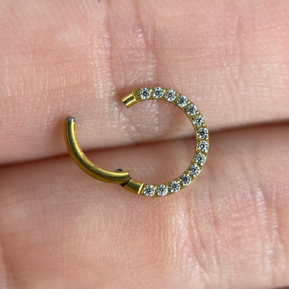 Piercing PVD Gold Single -Titânio