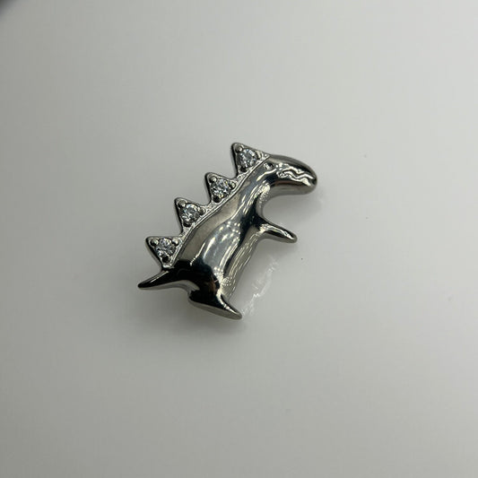 Piercing Dinossauro- Titânio