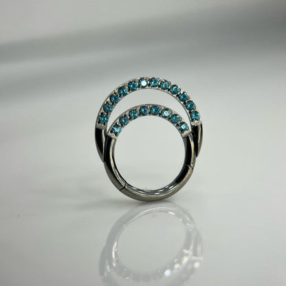 Piercing Courtney Azul- Titânio