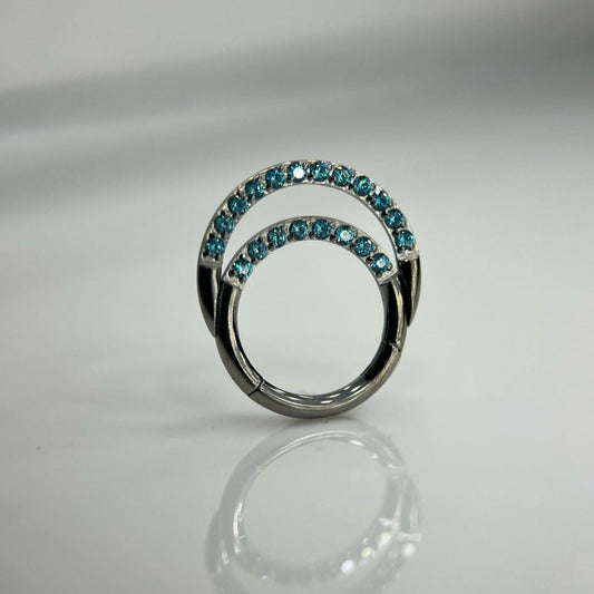 Piercing Courtney Azul- Titânio
