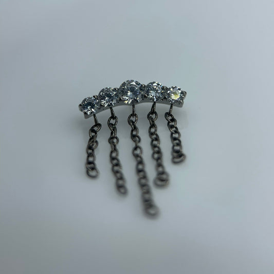 Piercing Sleek Chain -Titânio