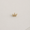 Piercing Elowa PVD Dourado - Titânio