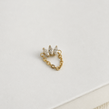 Piercing Aurenna PVD Dourado - Titânio