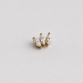 Piercing Fever Dourado PVD - Titânio