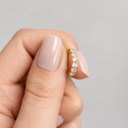 Piercing Argola Victoria Dourado PVD - Titânio