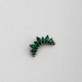Piercing Amaya Boho Verde - Titânio
