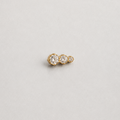 Piercing Cascade PVD Dourado - Titânio