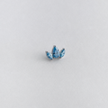 Piercing Elowa Azul - Titânio