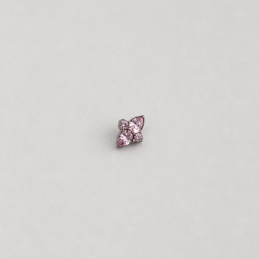 Piercing Thalia Rosa - Titânio