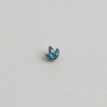Piercing Lotus Azul - Titânio
