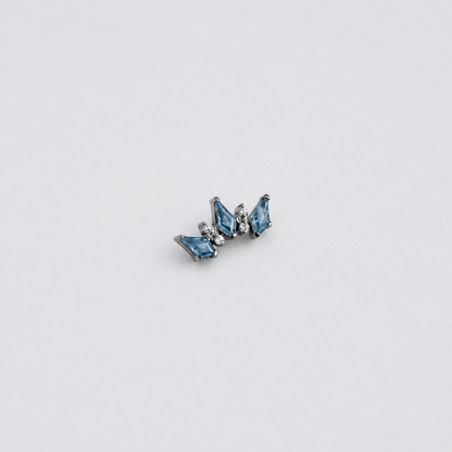Piercing Renata Azul - Titânio