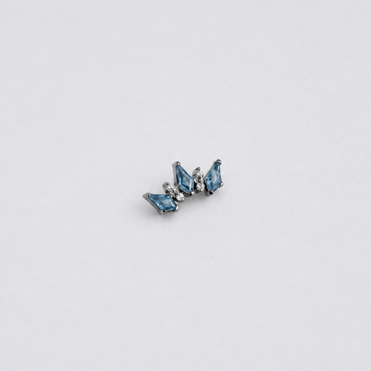 Piercing Renata Azul - Titânio
