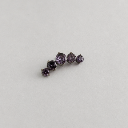 Piercing Ju Pamplona Roxo - Titânio