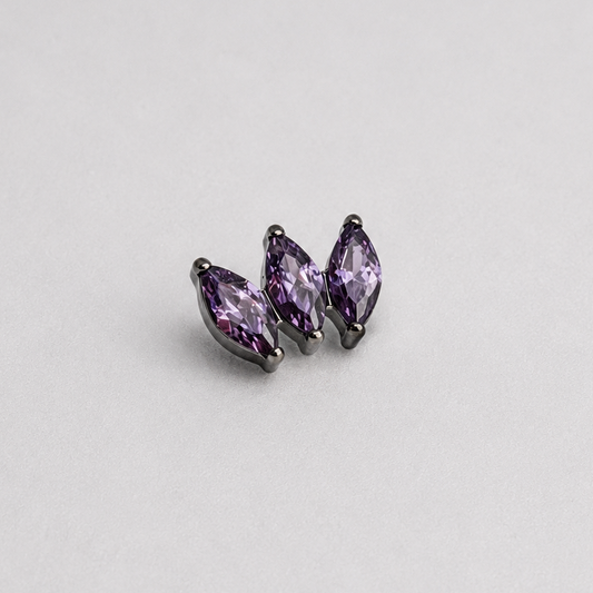 Piercing Fever Roxo - Titânio