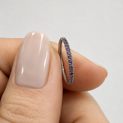 Piercing Argola Unic Roxo - Titânio