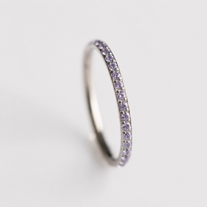 Piercing Argola Unic Roxo - Titânio