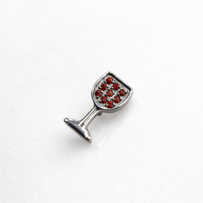 Piercing Wine Glass - Titânio