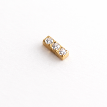 Piercing Lit PVD Dourado - Titânio