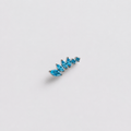 Piercing Aurea Line Azul Sapphire - Titânio