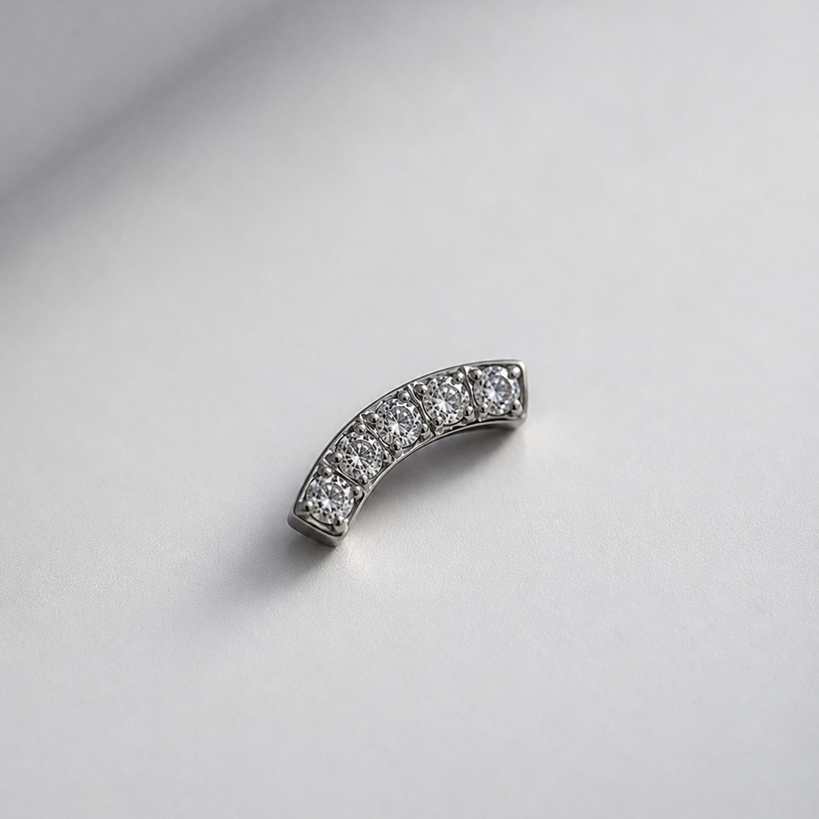 Piercing Mini Curves - Titânio