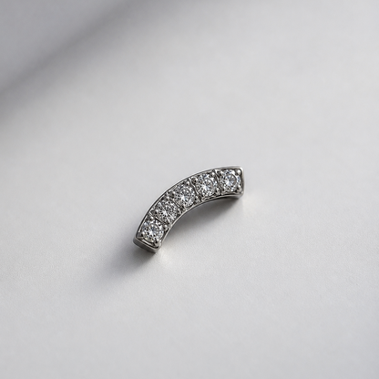 Piercing Mini Curves - Titânio