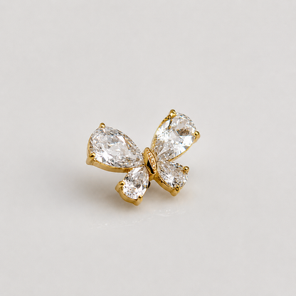 Piercing Borboleta Dourado PVD - Titânio