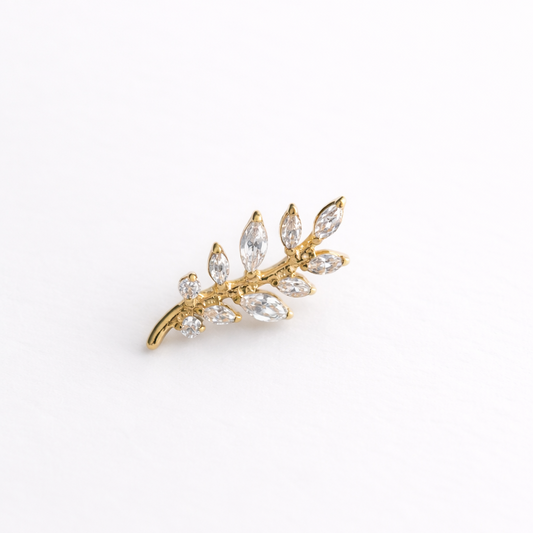 Piercing Sylva Bloom Dourado PVD – Titânio