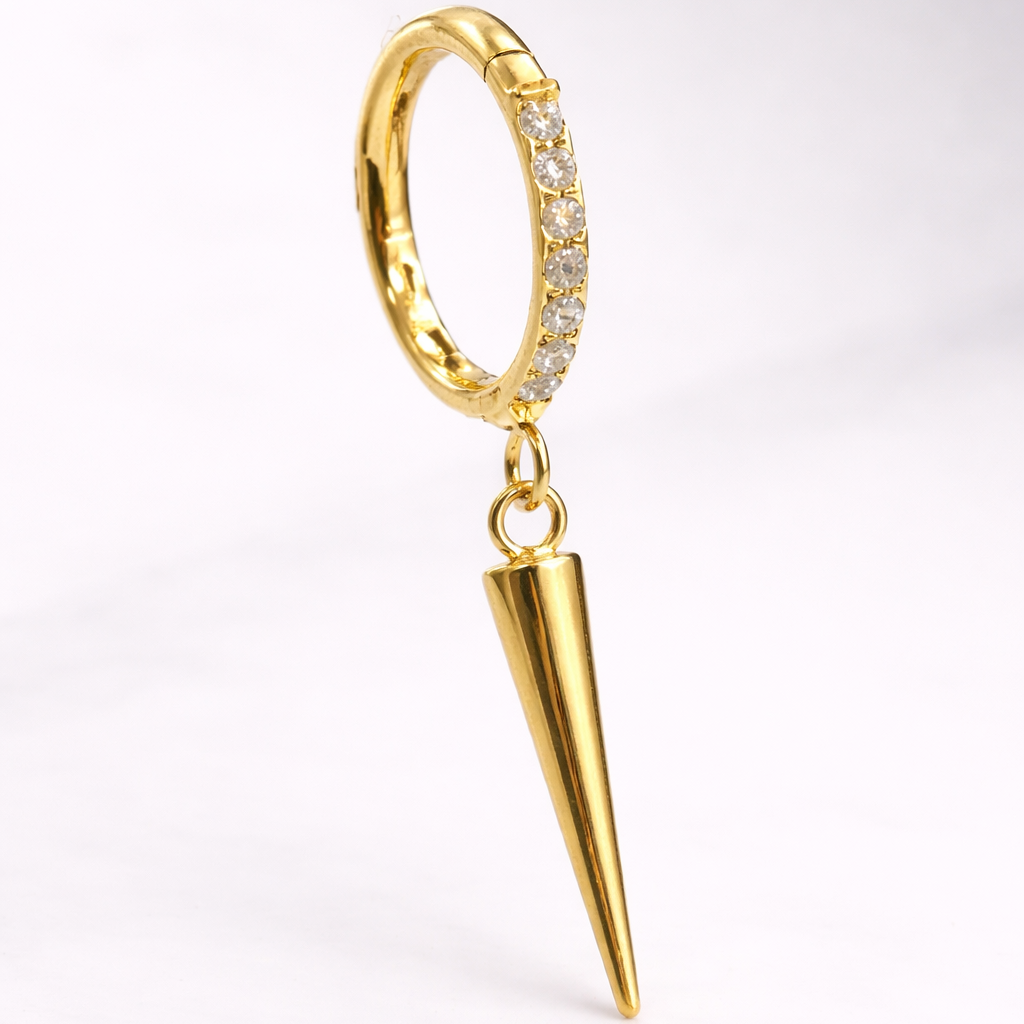 Piercing Yoru PVD Dourado - Titânio