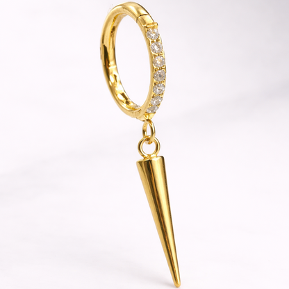 Piercing Yoru PVD Dourado - Titânio