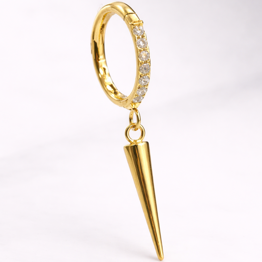 Piercing Yoru PVD Dourado - Titânio