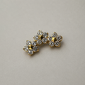 Piercing Daisys PVD Dourado - Titânio