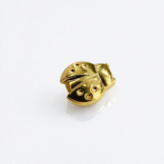 Piercing Joaninha PVD Dourado - Titânio