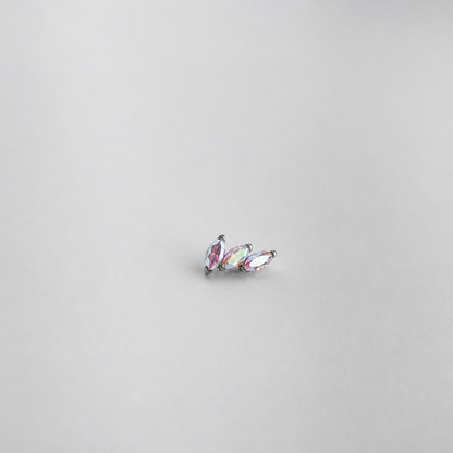 Piercing Tri Navet Furta Cor - Titânio