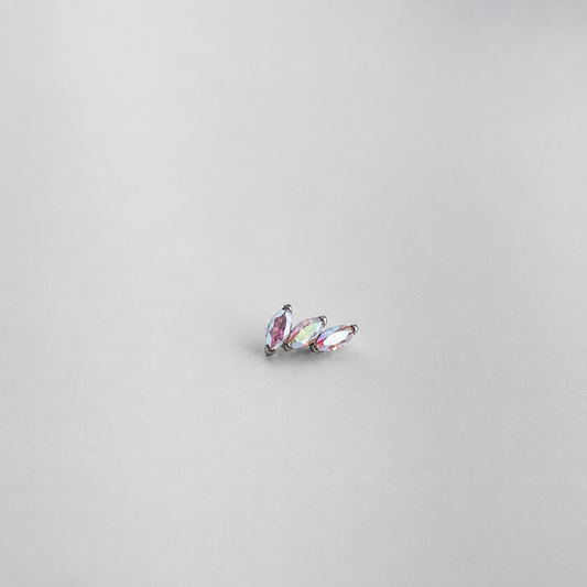 Piercing Tri Navet Furta Cor - Titânio