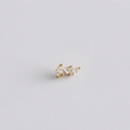 Piercing Tri Navet PVD Dourado - Titânio