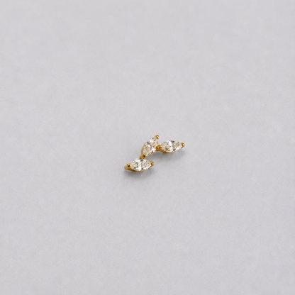 Piercing Thais PVD Dourado - Titânio