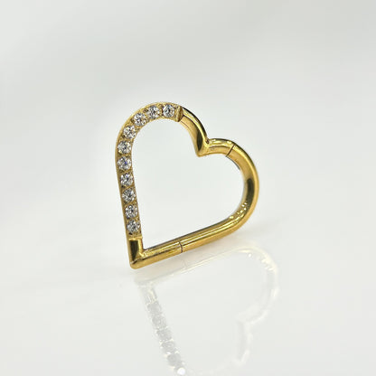 Piercing PVD Gold Lovely -Titânio