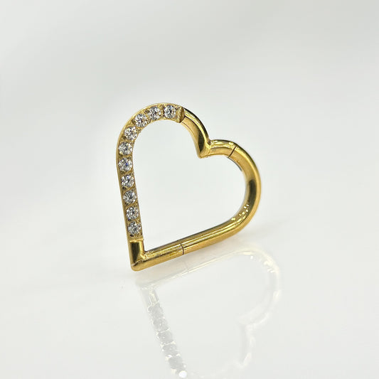 Piercing PVD Gold Lovely -Titânio